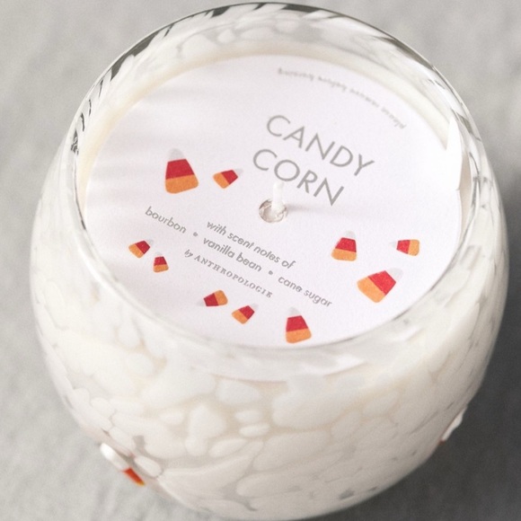Mystic Confetti Icon Glass Candle - Candy Corn